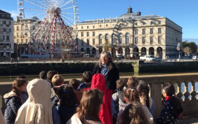 LES CE1 apprennent à se repérer à Bayonne